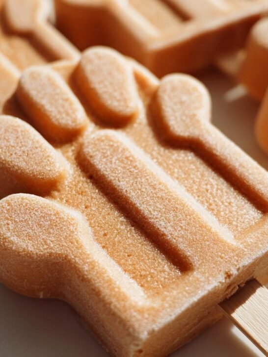 Pumpkin Yogurt Paw Popsicles for Dogs