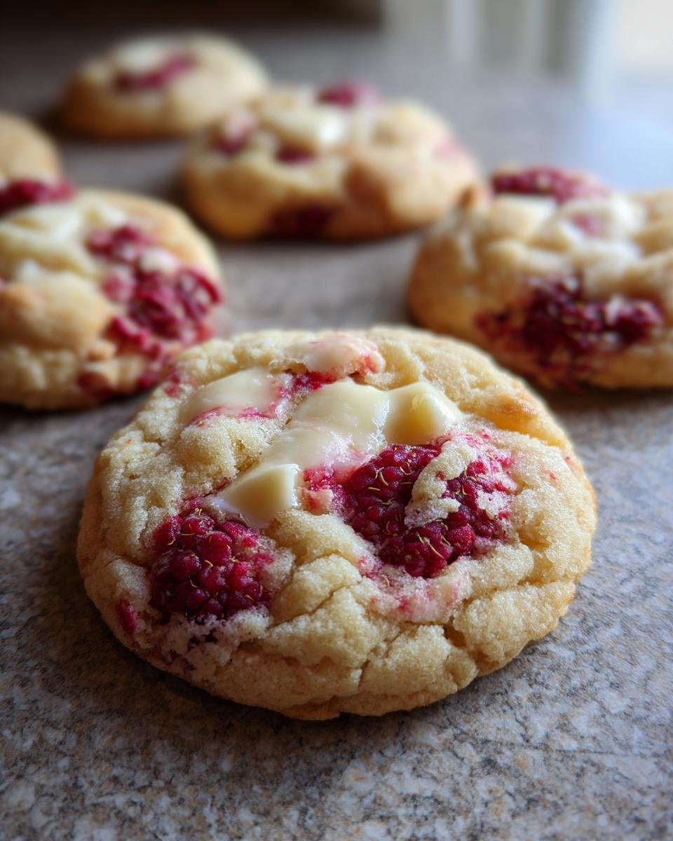 Raspberry Cheesecake Cookies - detail 1