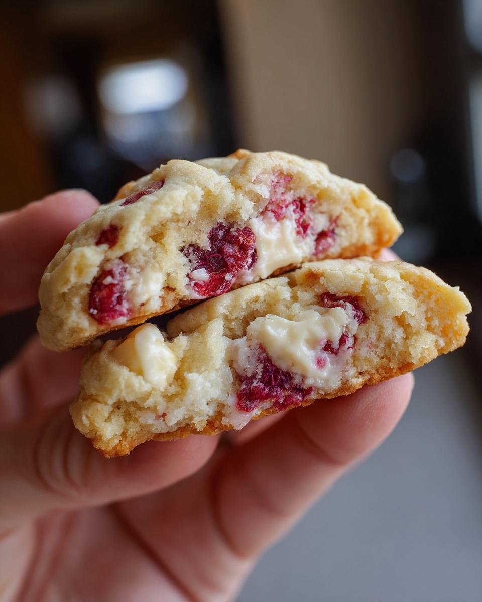 Raspberry Cheesecake Cookies - detail 3