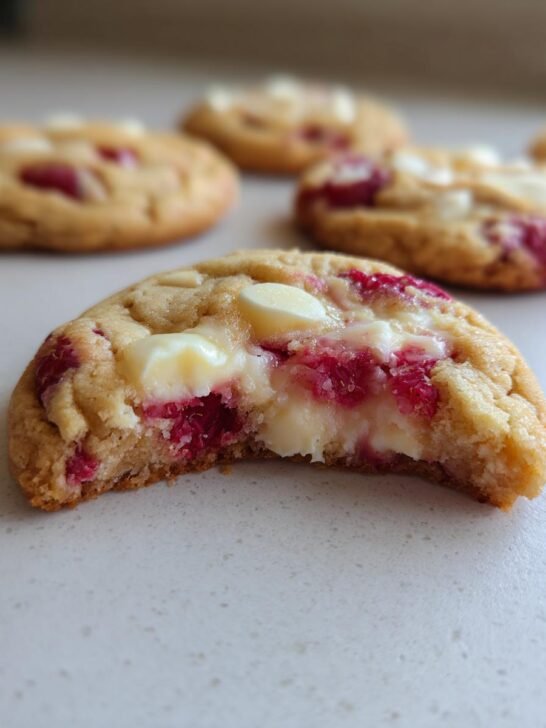 Raspberry Cheesecake Cookies
