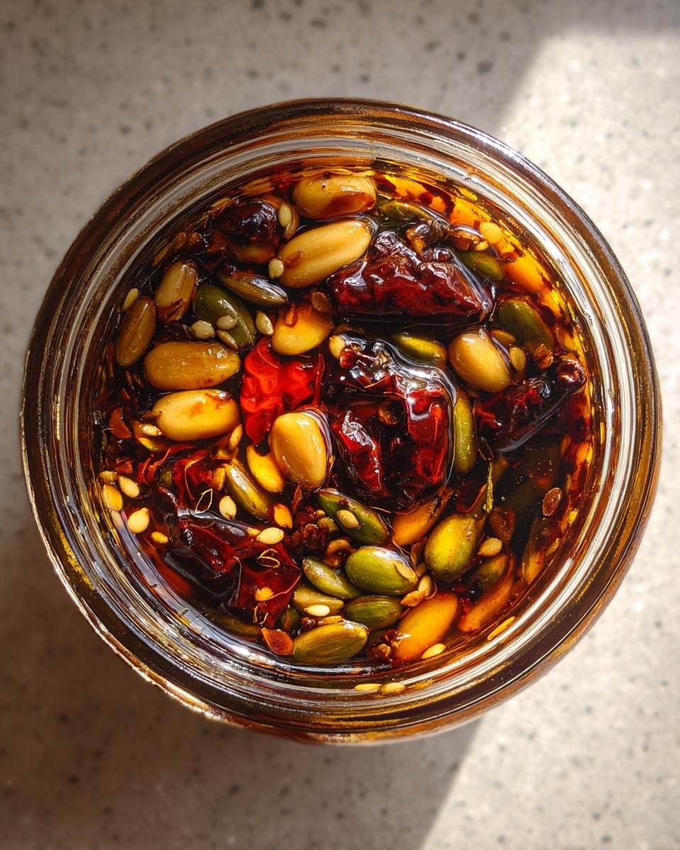 Salsa Macha with Seeds - detail 1