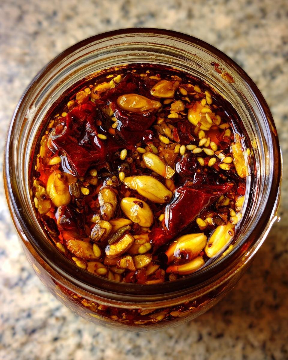 Salsa Macha with Seeds - detail 2