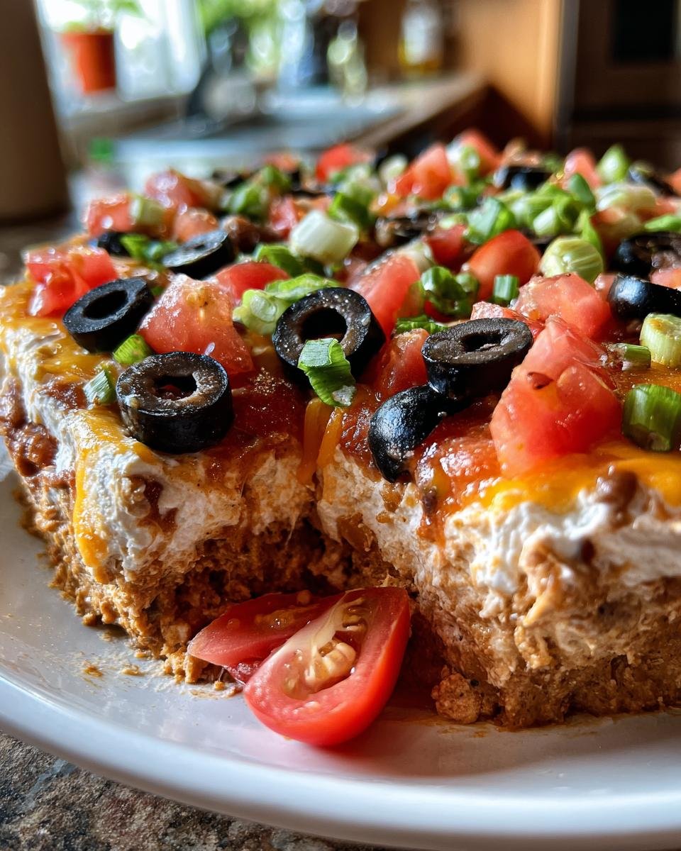 Seven-Layer Taco Dip - detail 2