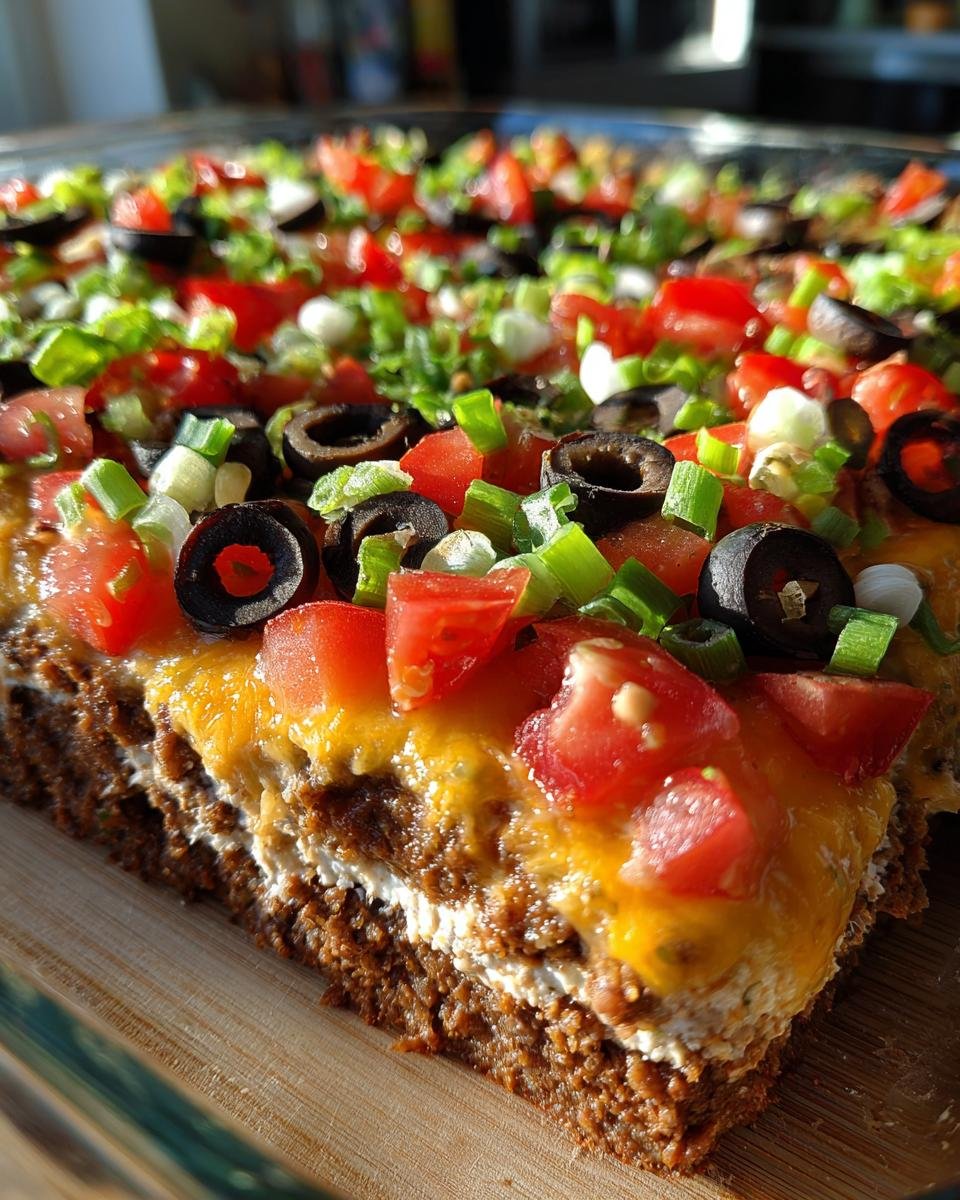 Seven-Layer Taco Dip - detail 3