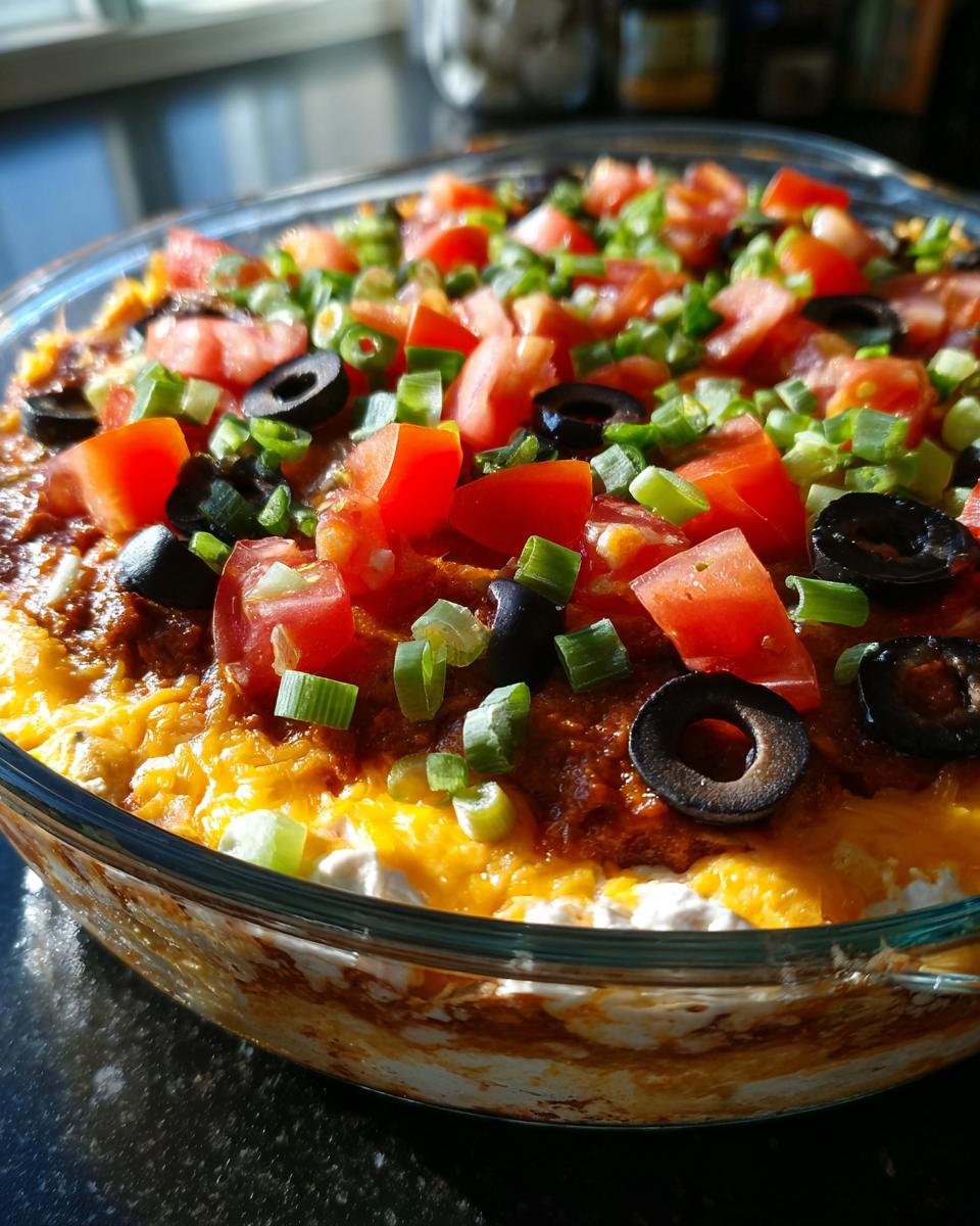 Seven-Layer Taco Dip - detail 4