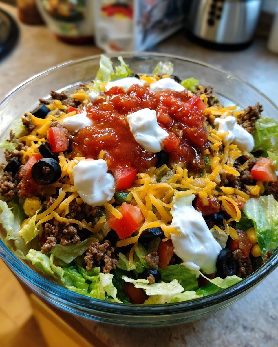 Seven-Layer Taco Salad - detail 3