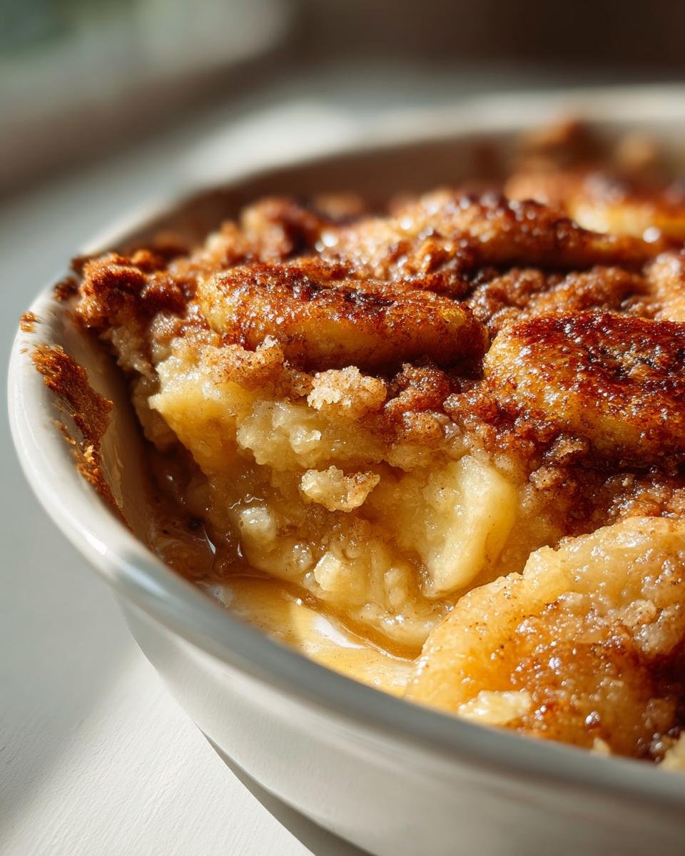Southern Banana Cobbler - detail 2