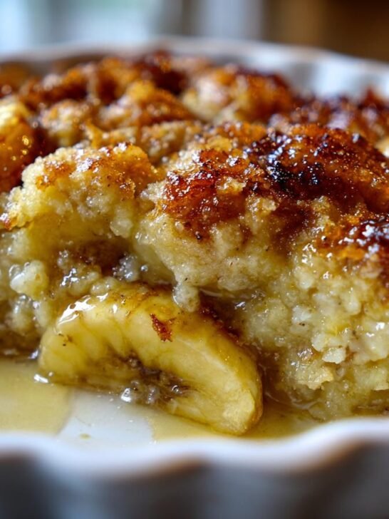 Southern Banana Cobbler