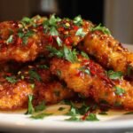 Spicy Honey Butter Garlic Chicken Tenders