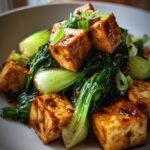 Stir-fried Tofu with Bok Choy