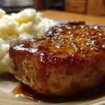Sweet Honey Garlic Pork Chops with Creamy Mashed Potatoes