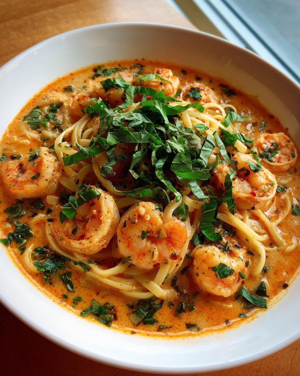 Thai Shrimp Coconut Noodle Soup - detail 3