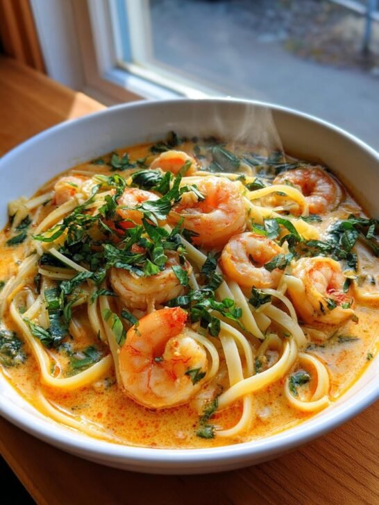 Thai Shrimp Coconut Noodle Soup
