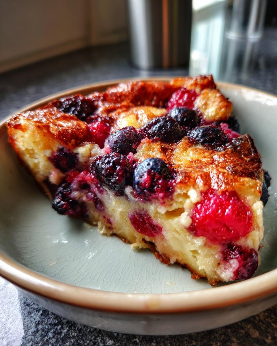 Triple Berry Cottage Cheese Bake - detail 2