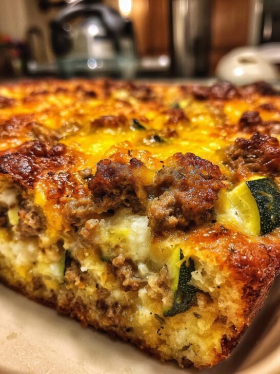 Zucchini Casserole with Stuffing Mix