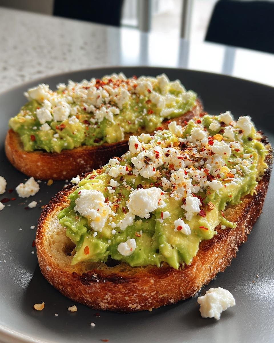 Avocado Feta Toast - detail 1
