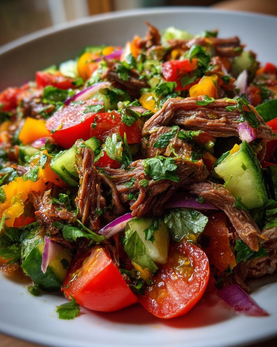 Beef Salpicón with Vegetables - detail 4