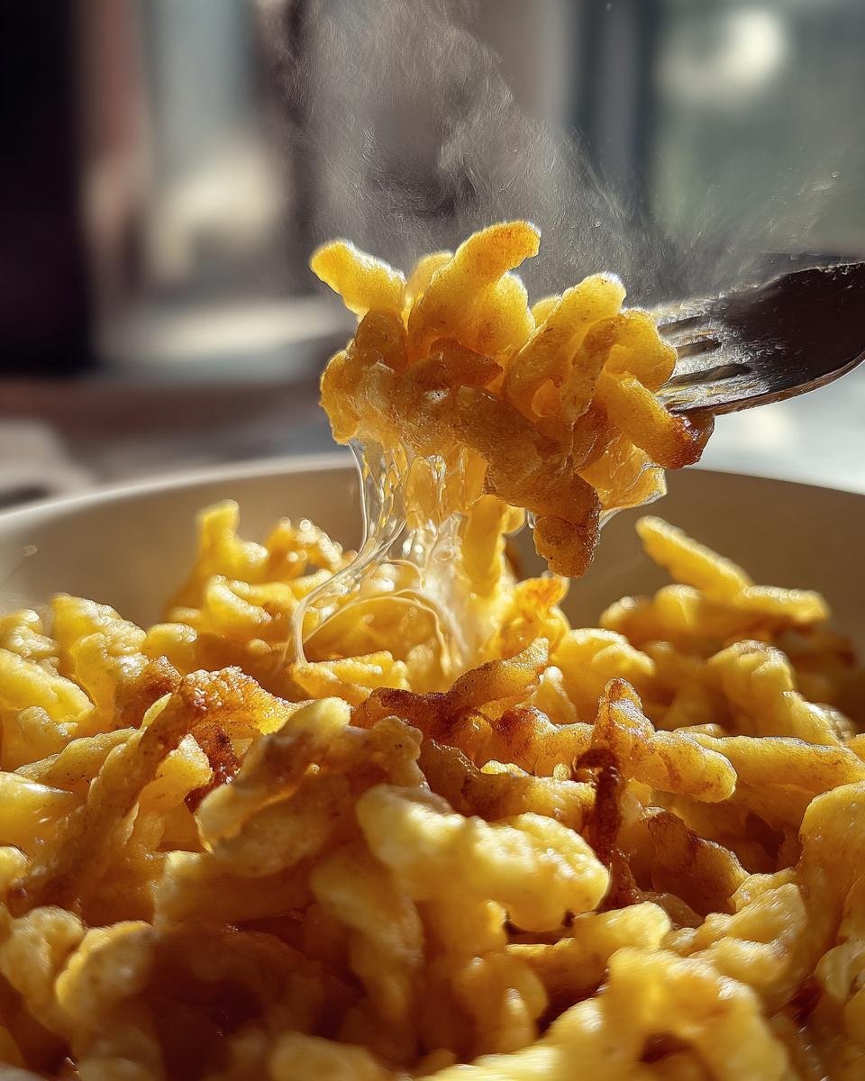 Buttery German Spaetzle - detail 1