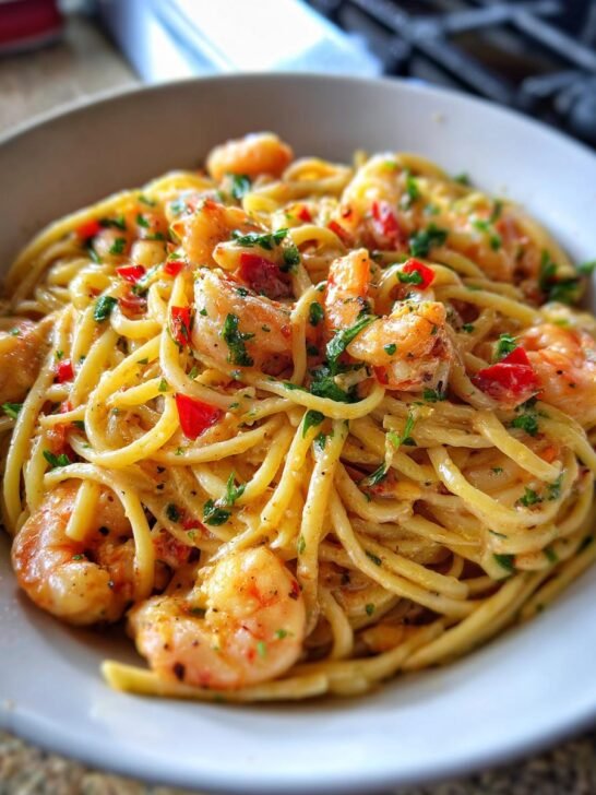 Cajun Shrimp Pasta in Creamy Sauce