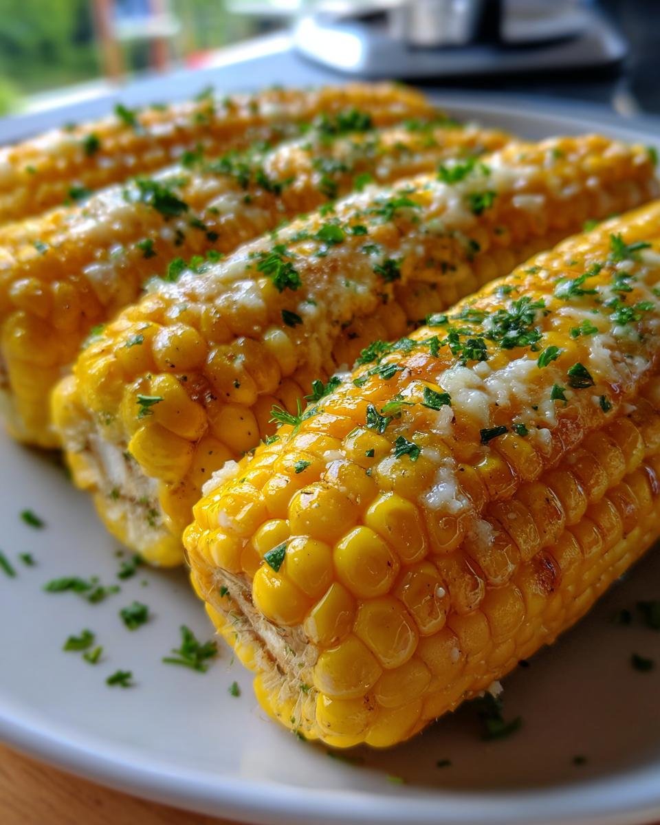 Cheesy Garlic Butter Corn on the Cob - detail 1