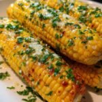 Cheesy Garlic Butter Corn on the Cob