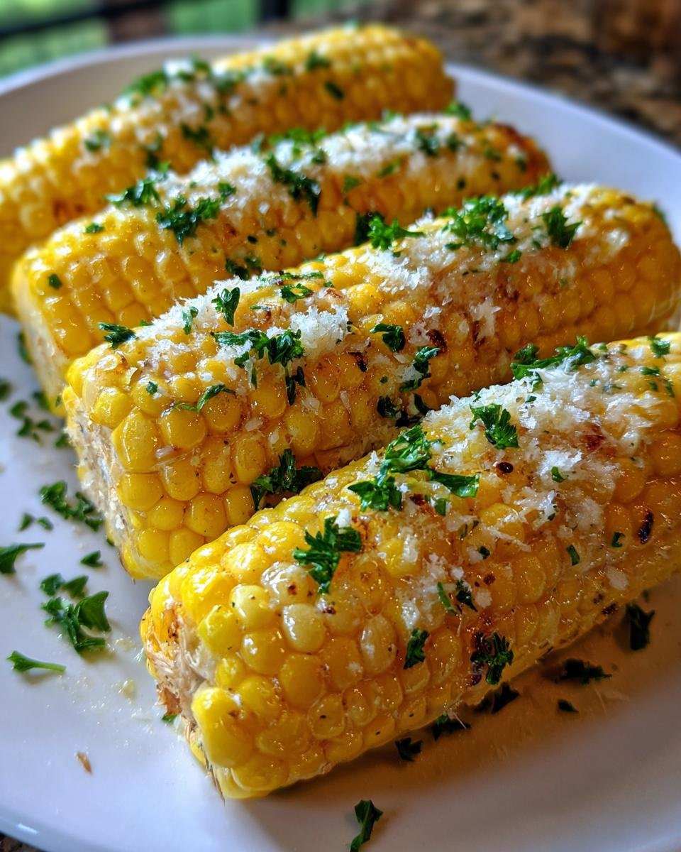 Cheesy Garlic Butter Corn on the Cob - detail 2