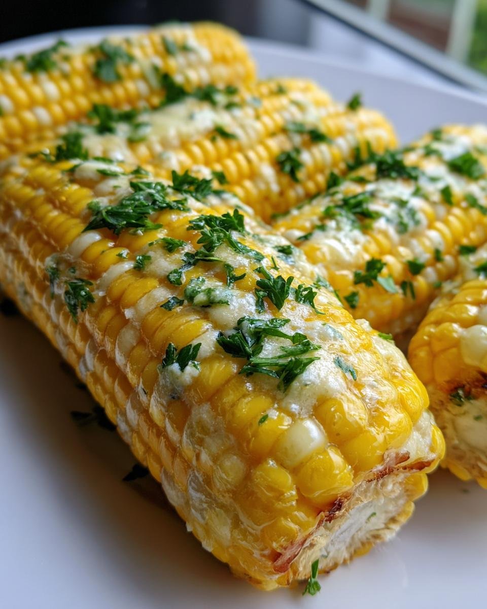 Cheesy Garlic Butter Corn on the Cob - detail 3