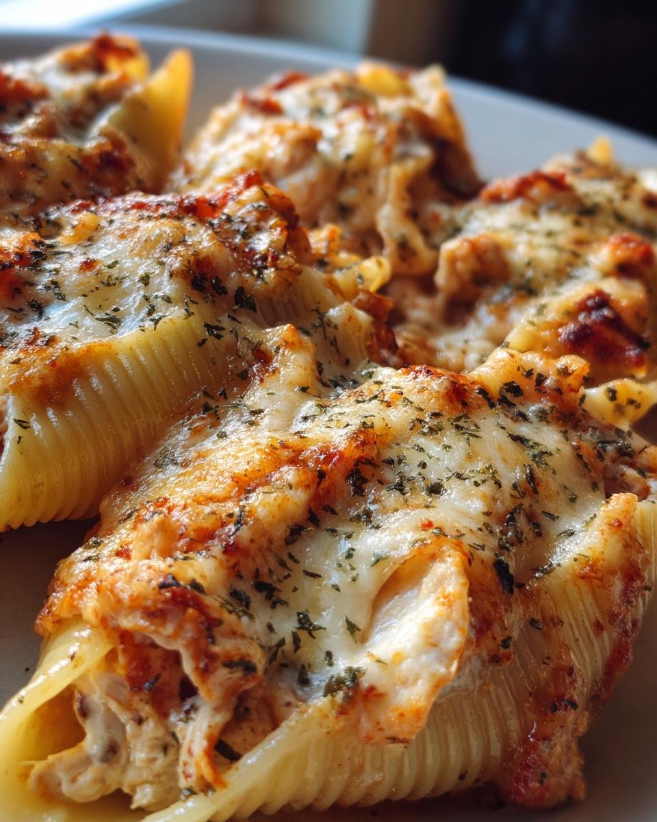 Chicken Bacon Ranch Stuffed Shells - detail 1