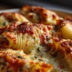 Chicken Bacon Ranch Stuffed Shells