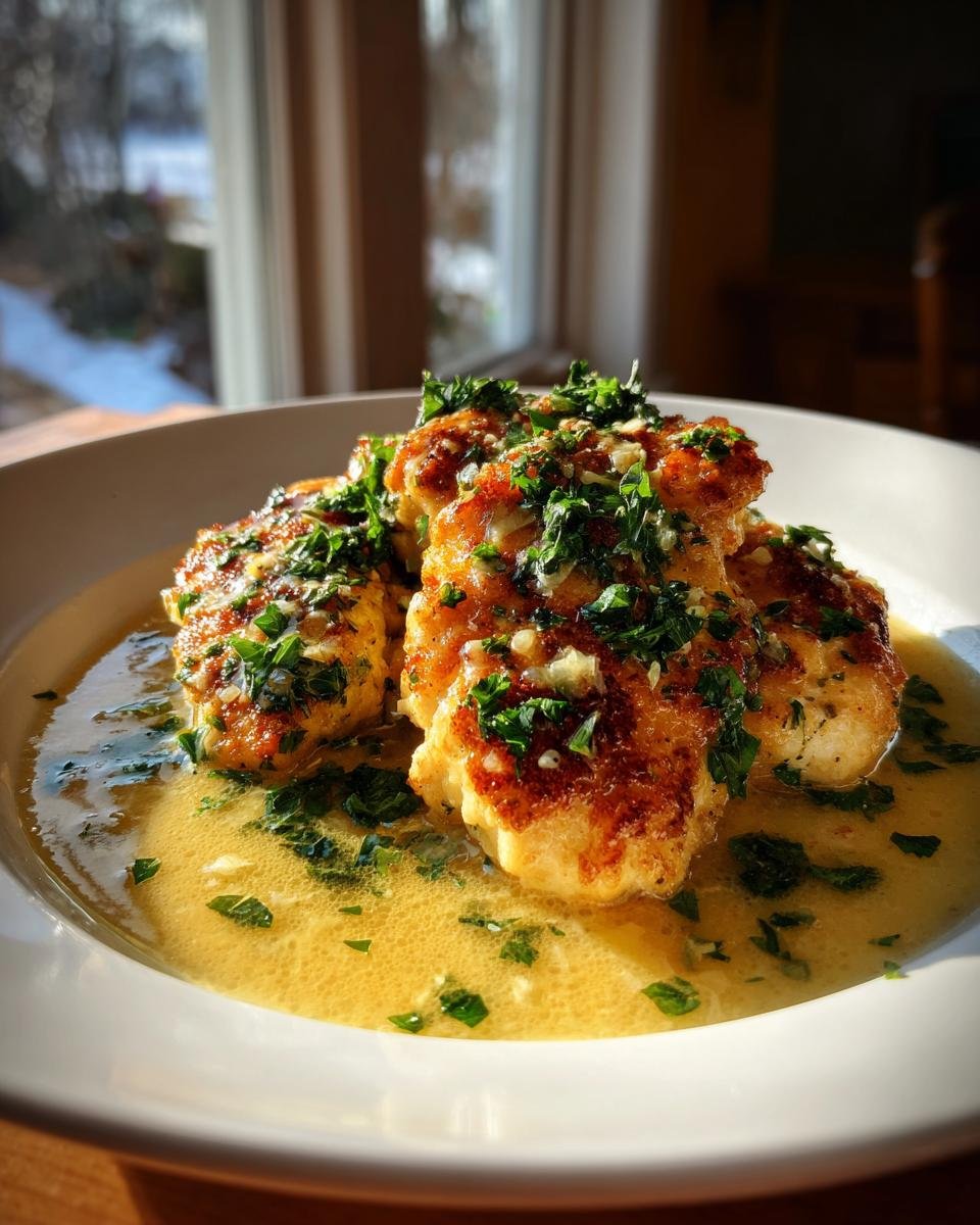 Chicken Francese with Lemon and White Wine Sauce - detail 3
