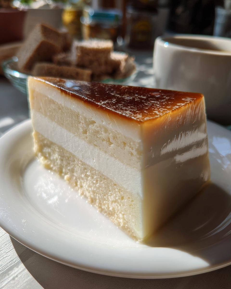 Coffee Gelatin with Three Milks - detail 2