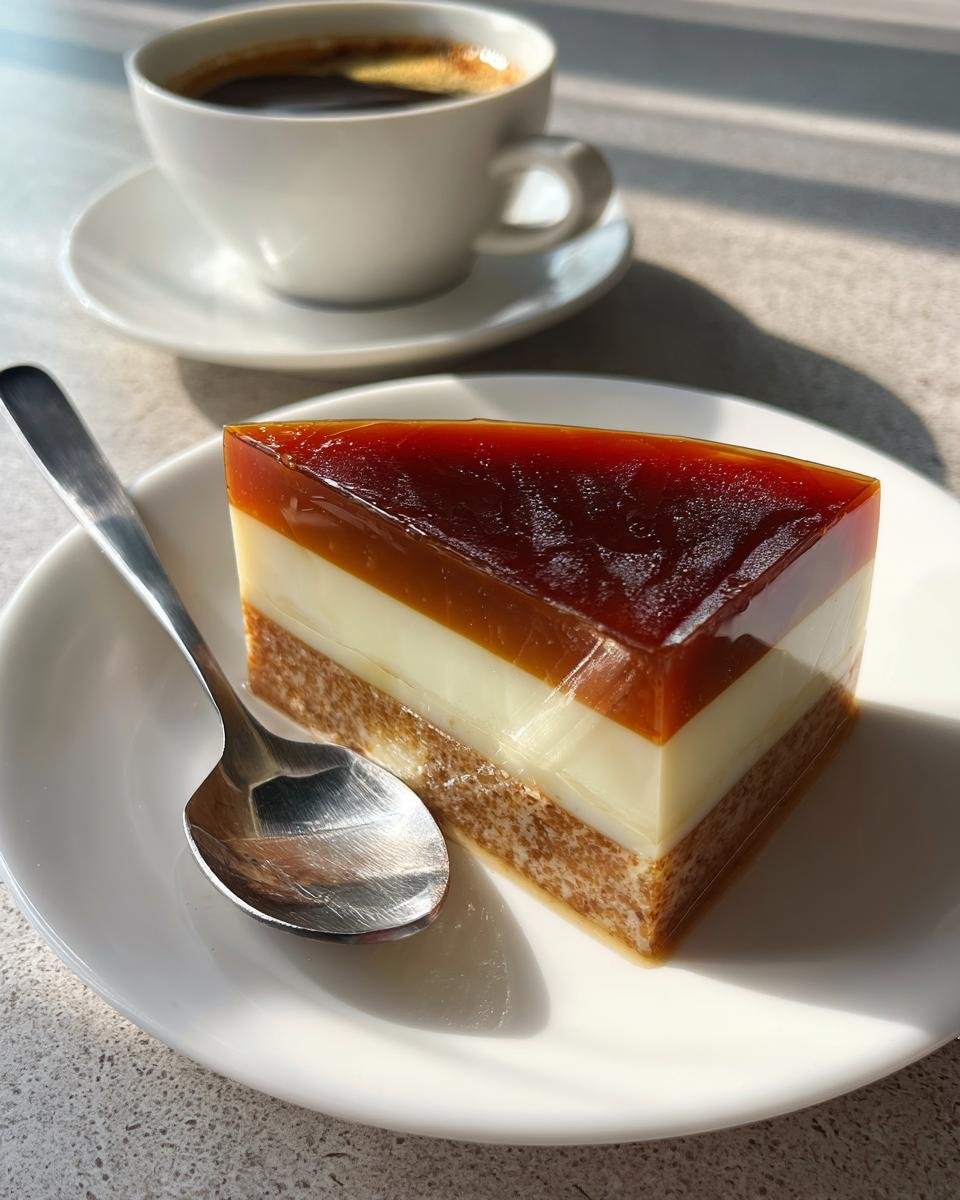 Coffee Gelatin with Three Milks - detail 4