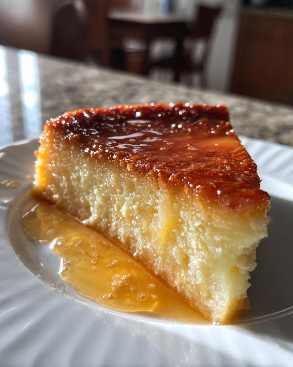 Cornstarch Flan - detail 1