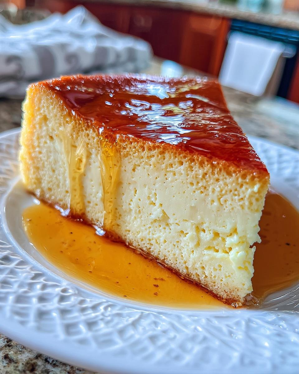Cornstarch Flan - detail 3