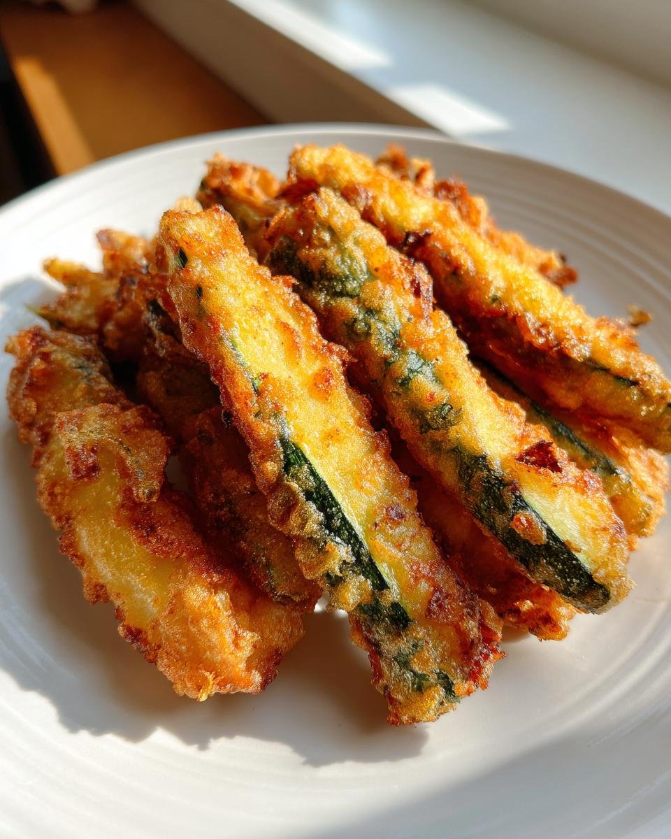 Crispy Fried Zucchini Spears - detail 1