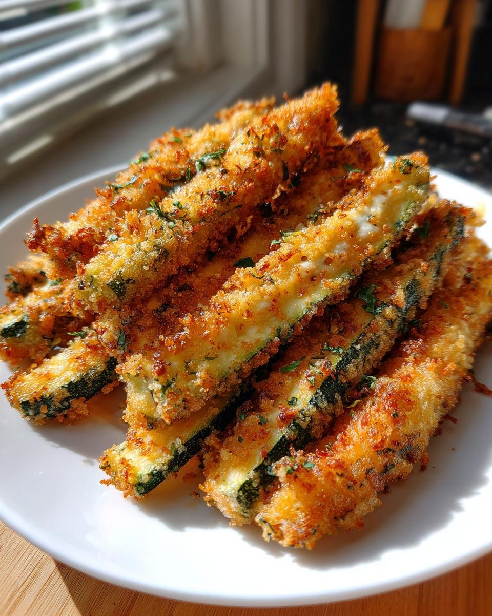 Crispy Fried Zucchini Spears - detail 3