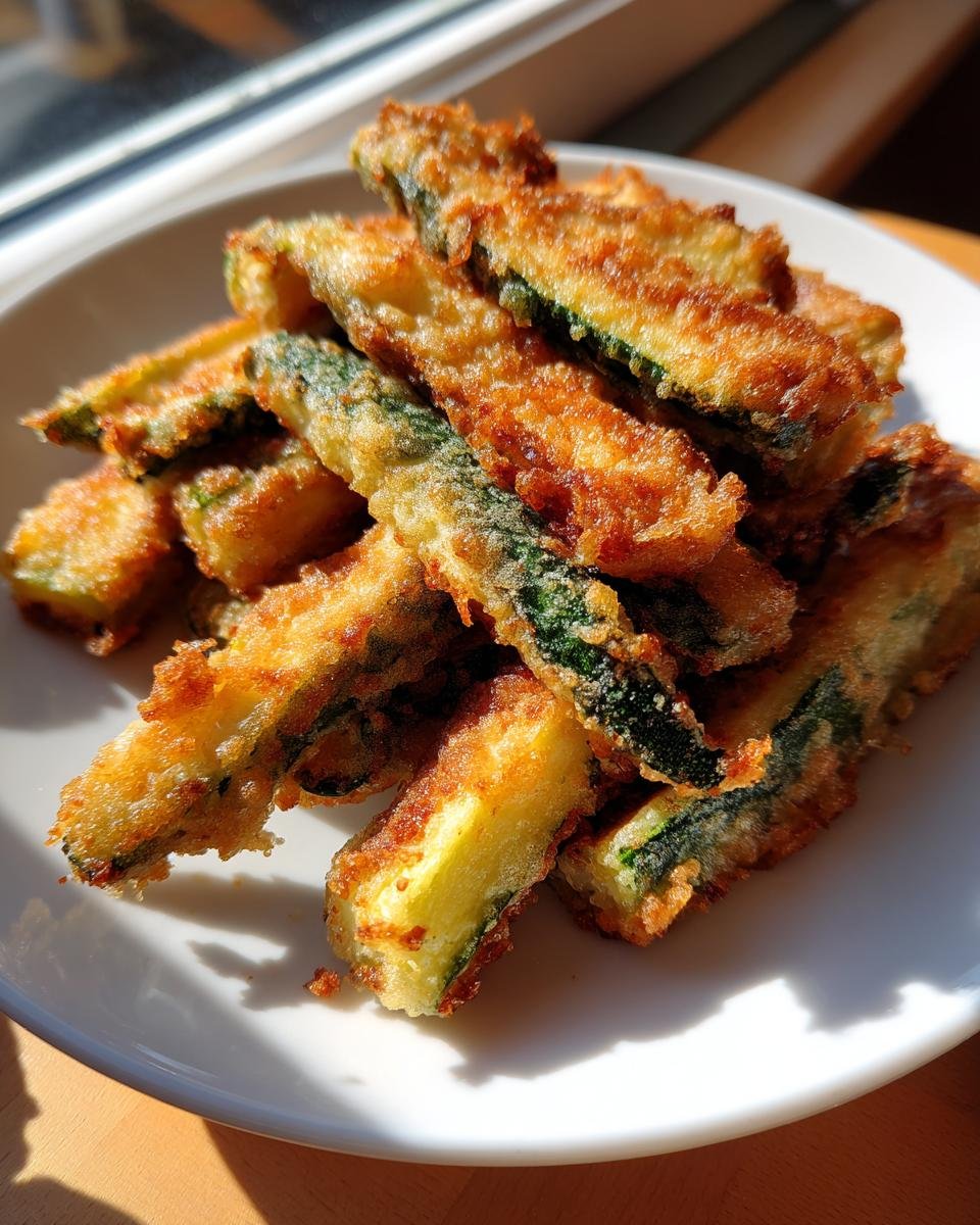 Crispy Fried Zucchini Spears - detail 4