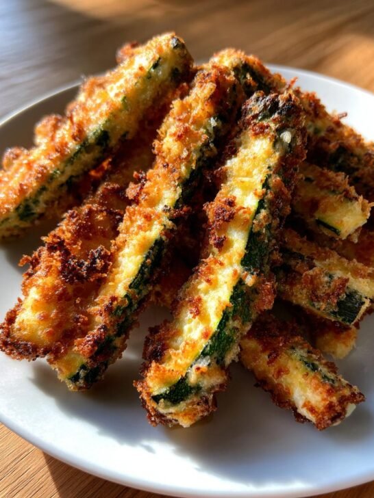 Crispy Fried Zucchini Spears