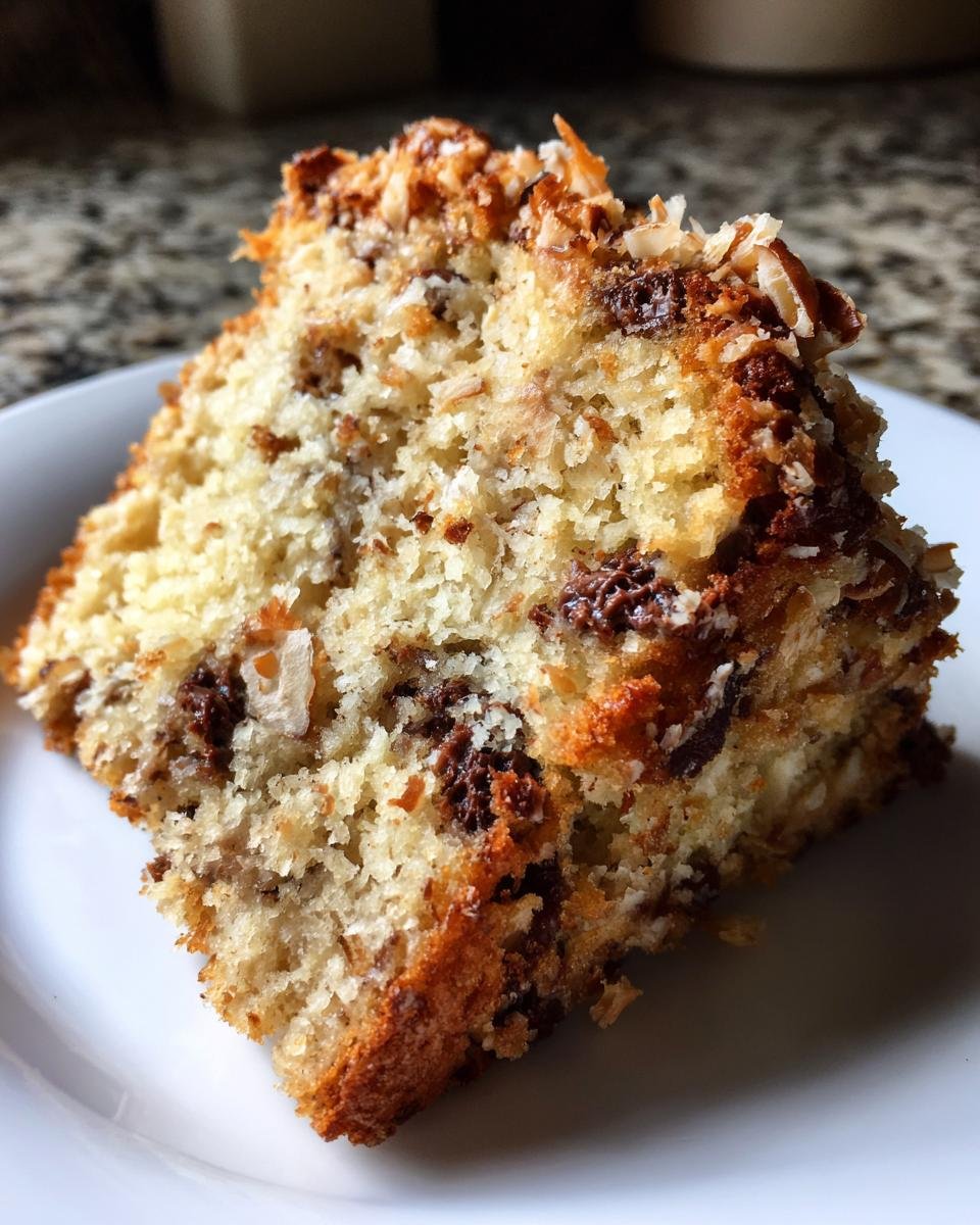 Flourless Almond Joy Greek Yogurt Cake - detail 1