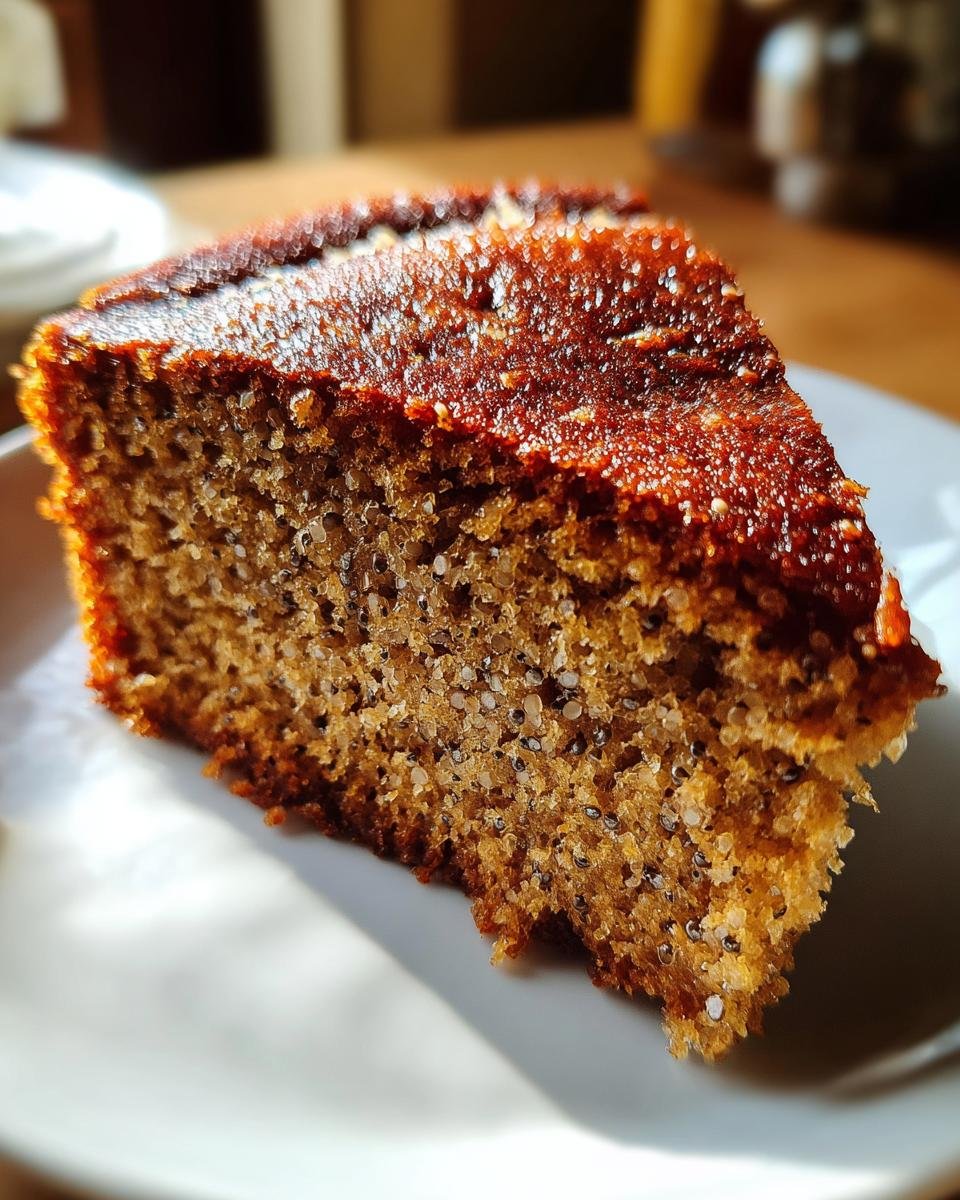 Flourless Cinnamon Chia Seed Cake - detail 2