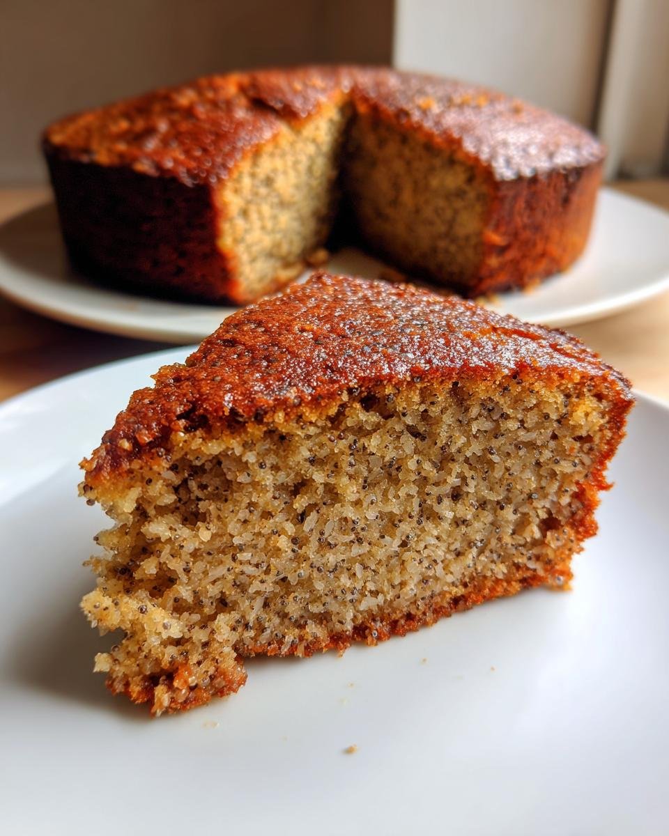 Flourless Cinnamon Chia Seed Cake - detail 3