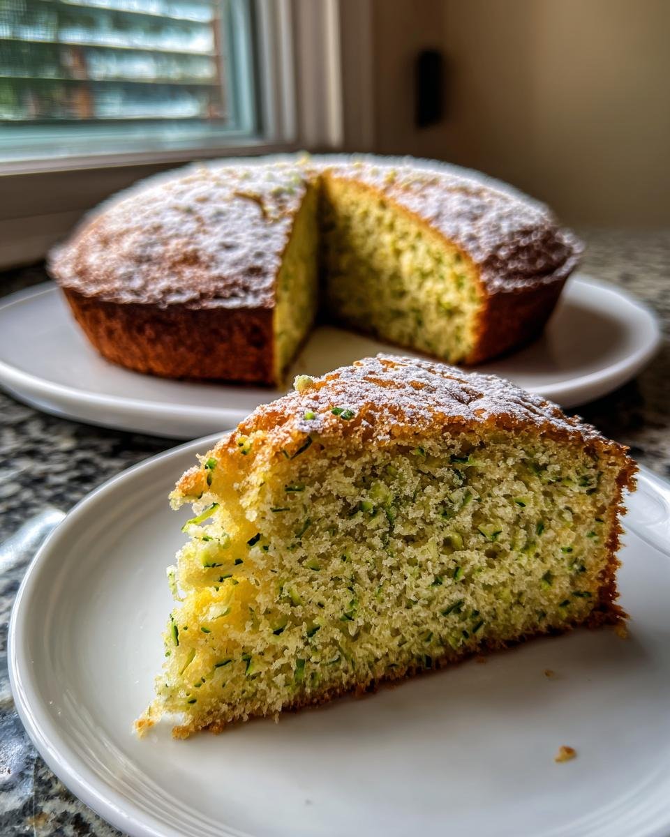 Flourless Zucchini Greek Yogurt Cake - detail 3