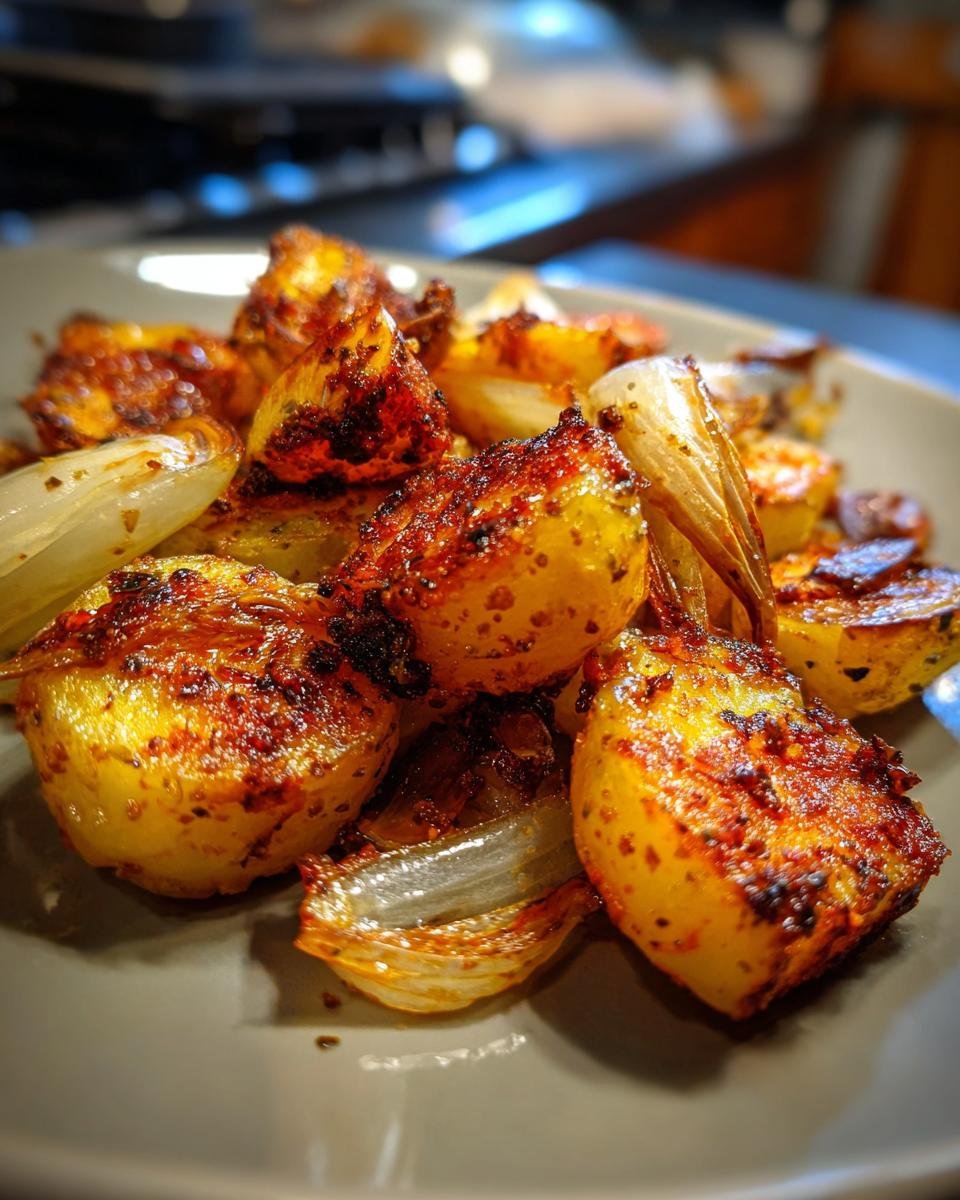 Grilled Garlic Parmesan Potatoes and Onions - detail 1