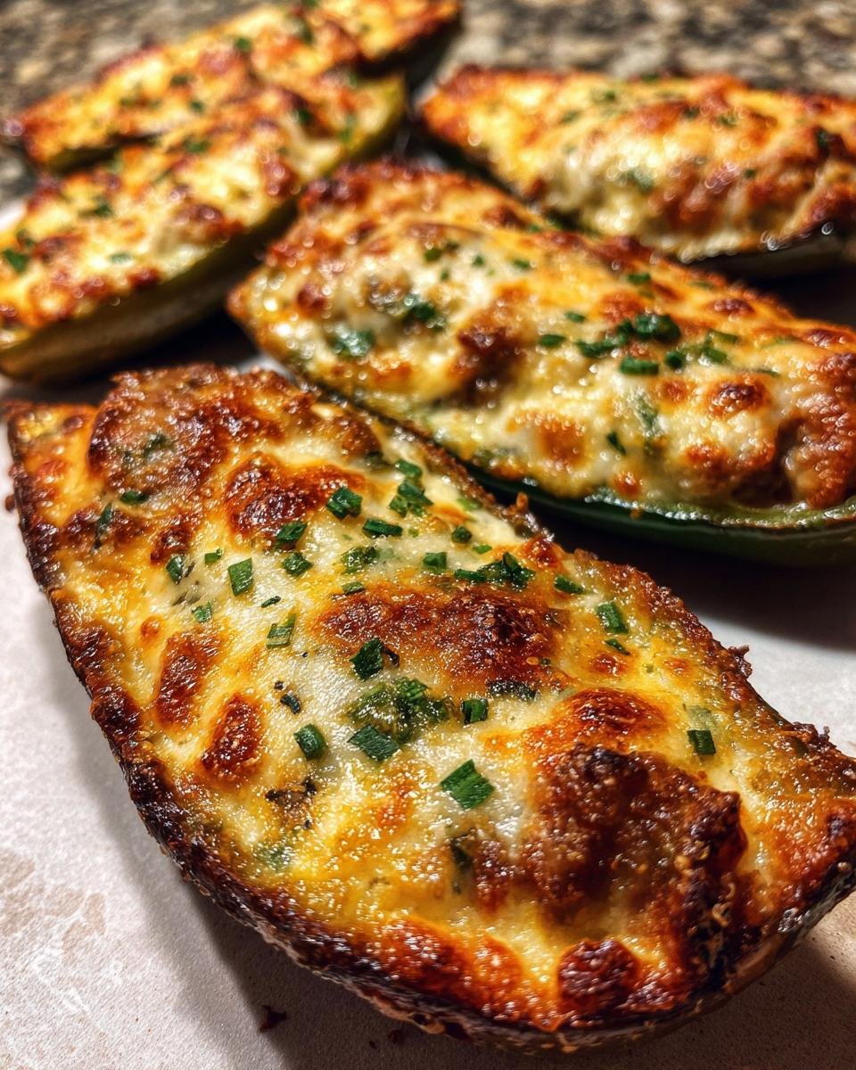 Keto Jalapeño Popper Sausage Boats - detail 2