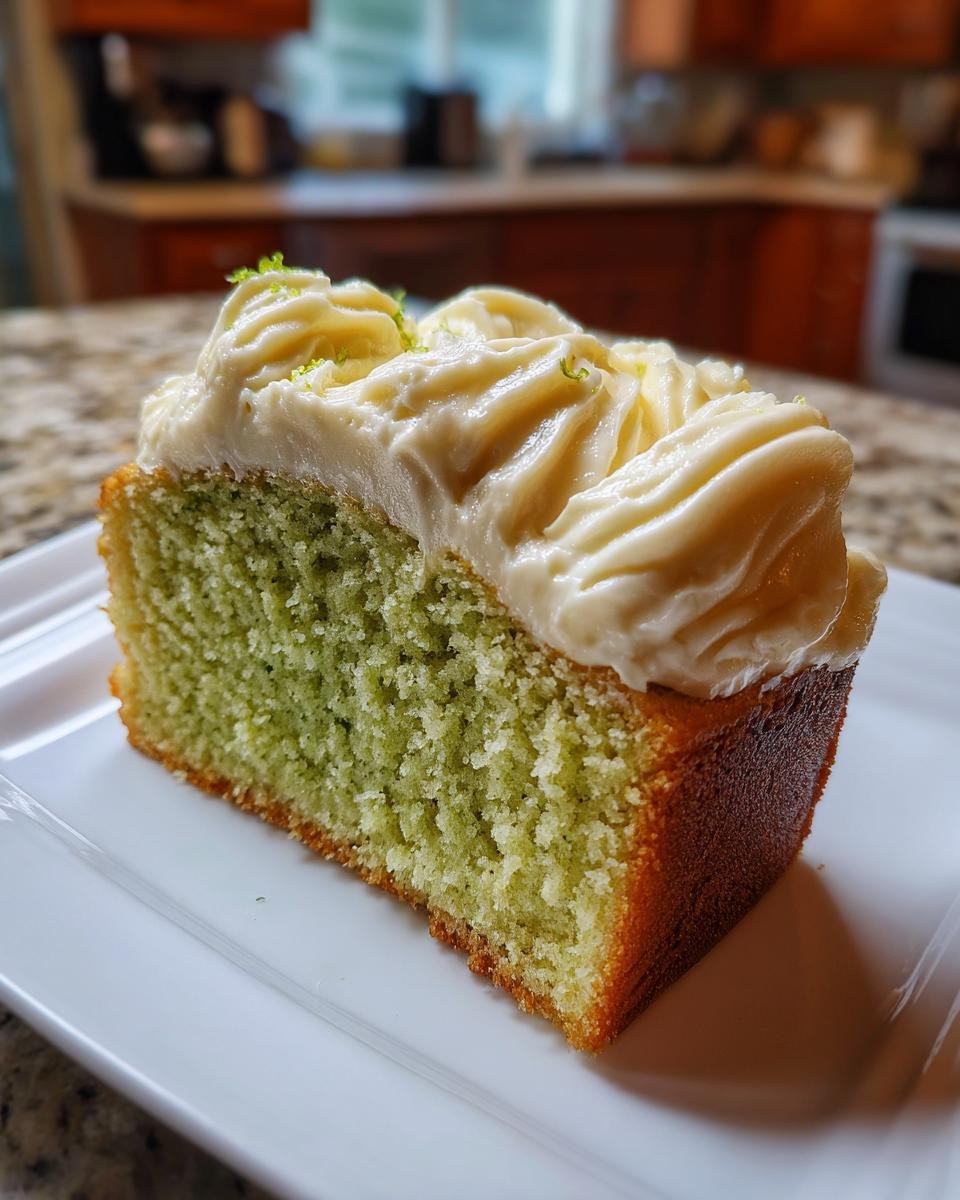 Key Lime Cream Cheese Pound Cake - detail 1