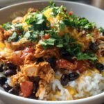 One Pot Chicken Burrito Bowl
