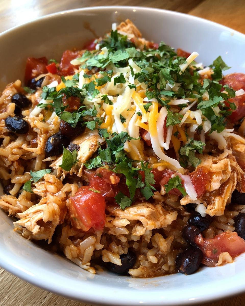 One Pot Chicken Burrito Bowl - detail 2
