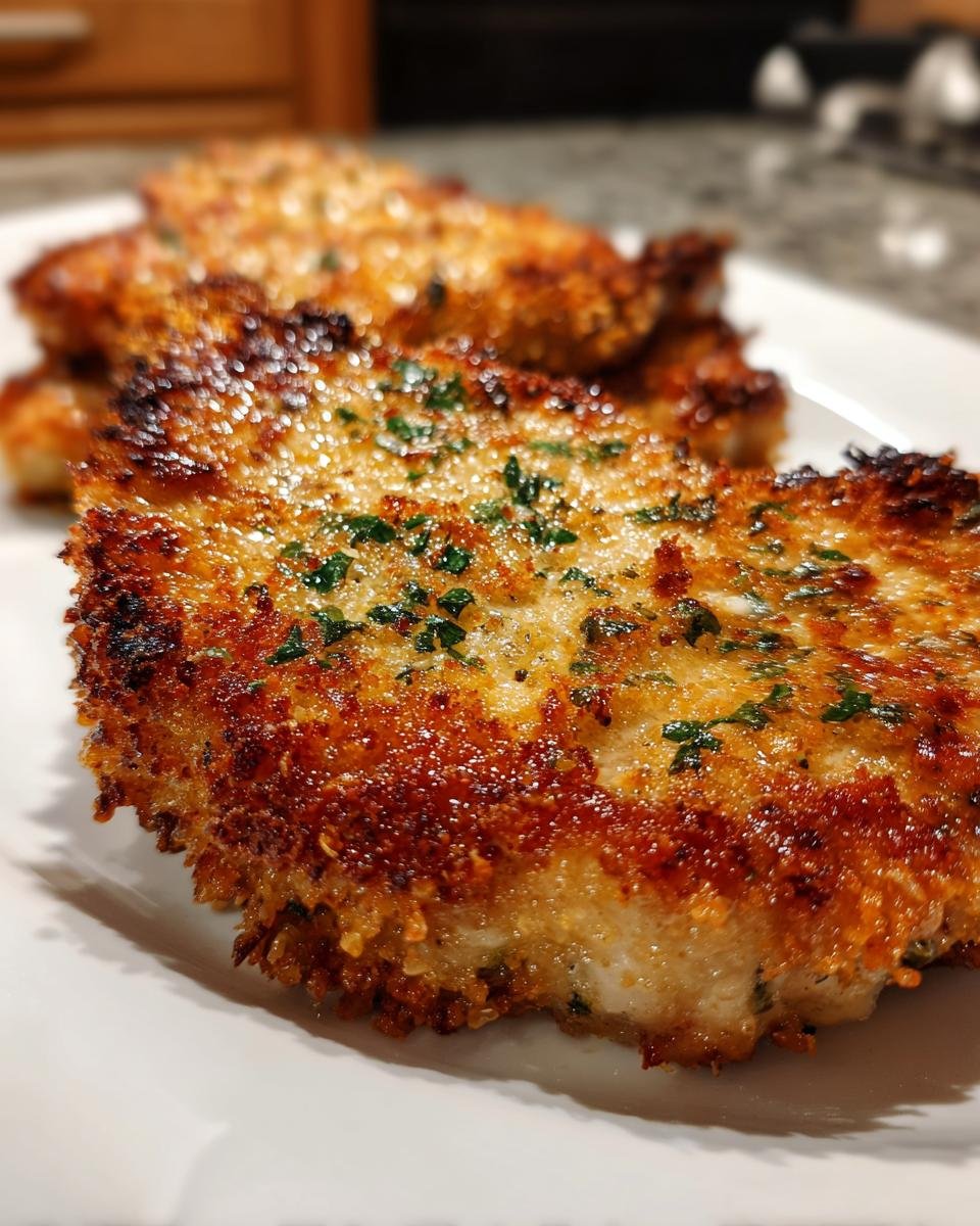 Parmesan Crusted Pork Chops - detail 1