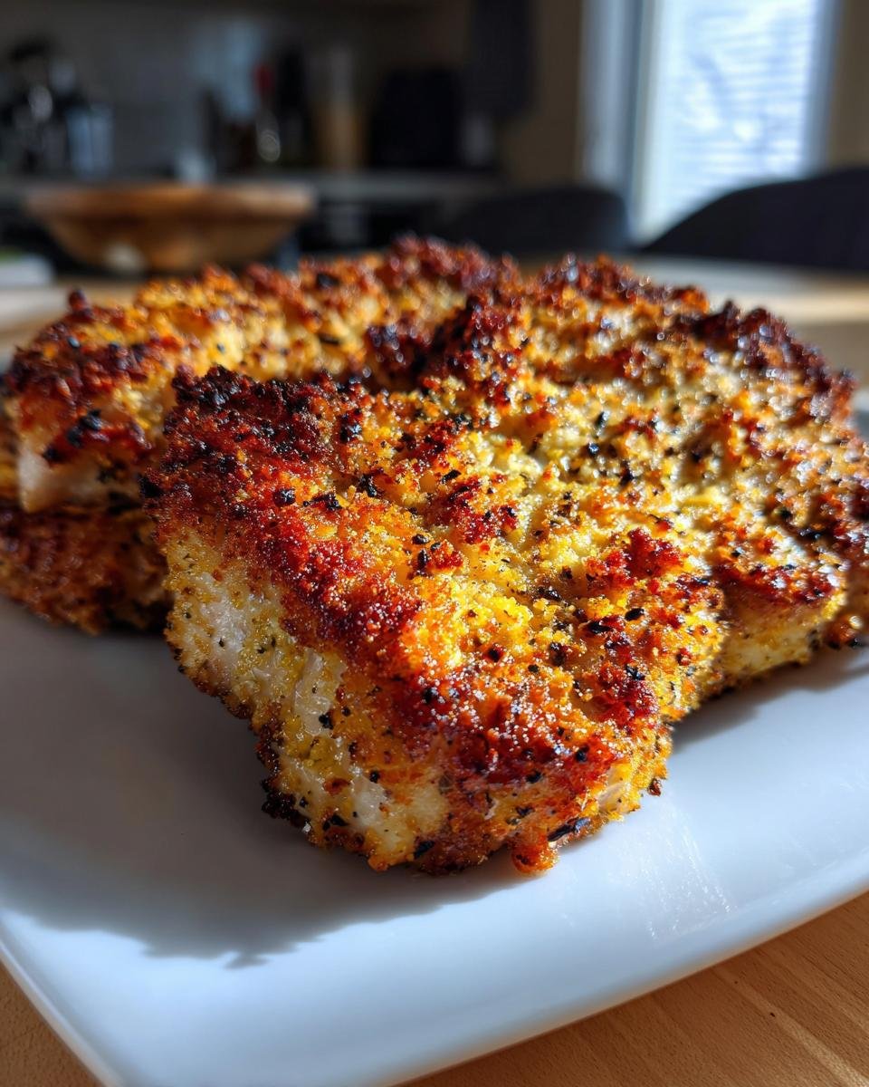 Parmesan Crusted Pork Chops - detail 3