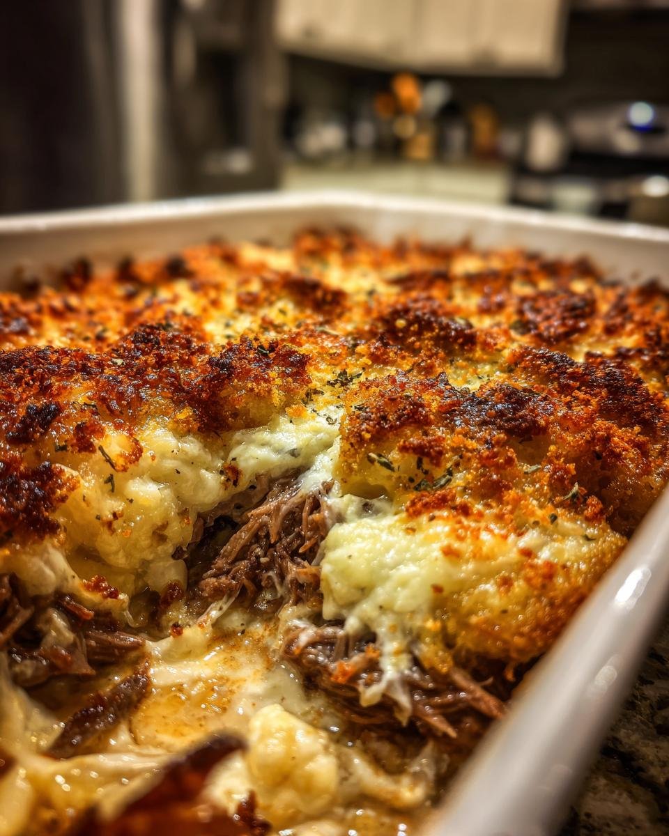 Philly Cheese Steak Casserole - detail 2